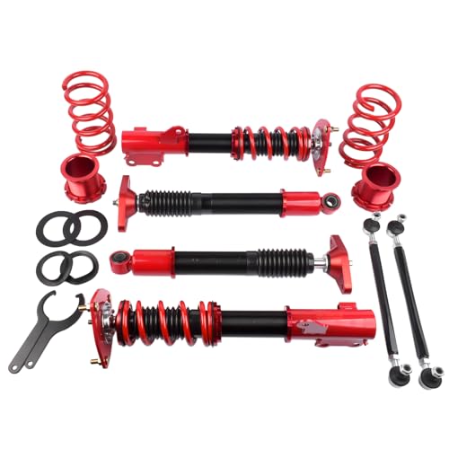 GELUOXI Height Adjustable Coilover Suspension Shock Absorber Lowering Kit Replacement for 2011-2015 Hyundai Genesis Coilovers Springs Struts