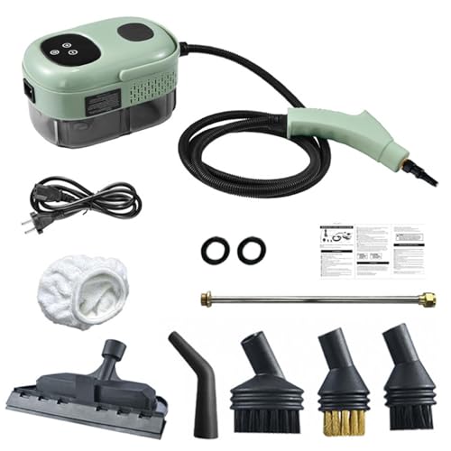 AGFKXO Handheld Steam Cleaner, 2500W Portable Steam Cleaner for Home, Hand Held Steam Cleaner 15s Fast Heating Steamer 6 Levels Steam Output, for Car Furniture Household Electrical,D