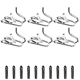 YBEATY 6 PCS Dog Collar Extra Links Designed for Training Collars Designed with Protective Cover Steel Chrome Plated Silver Stainless Steel Collar for Small Medium Large Dogs Training