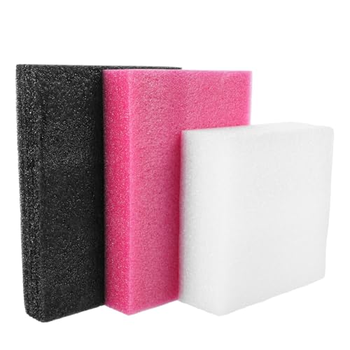 HOODANCOS 3pcs Wool Felt Poking Fun Foam Felting Pad Needle Mat DIY Felting Foam Sheet Base Board for Needle Tools