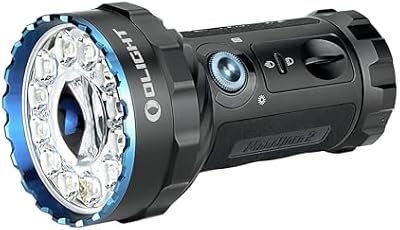 OLIGHT X7R Marauder 2 LED Linterna Táctica Recargable Linterna Eléctrica USB-C Alta Potencia 14000 Lúmenes Impermeable IPX8 Negro