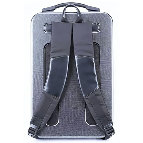 Image of Tukzer Hard Shell Laptop Travel Backpack Aliens Series-Polycarbonate Material with 7 Multi-utility Compartments for Laptops up to 15.6 inch,Tablets, ipad, smartphones,powerbank,HDD for Office & travel-BLK