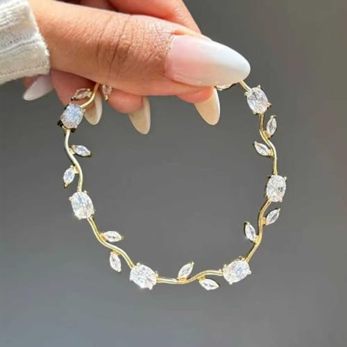 Image of Tulip Bracelet for Women & Girls | Adjustable Stainless Steel Floral Design | Minimalist Trendy Hand Bracelet for Daily, Party & Office Styling