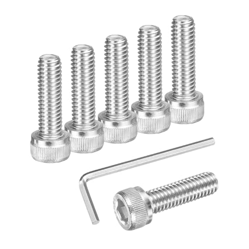 Vis à tête cylindrique M6 x 20 évite la rouille lot de 25 pour mobilier extérieur