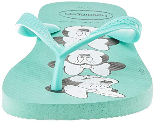 Chinelo Top Disney, Havaianas, Adulto Unissex, Verde Orvalho, 35/36