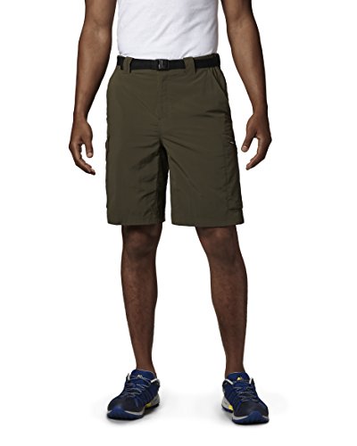 Image of Columbia Men's Silver Ridge Cargo Shorts, 34 inch x 12, Peat Moss