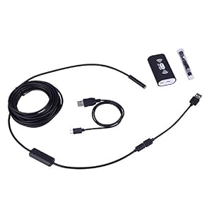 Mulcort 8 mm draadloze endoscoopcamera IP68 waterdichte wifi inspectie 2.0 MP HD 8 LED semi-rigid kabel borescope voor…