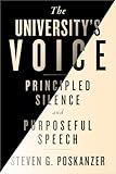 The University's Voice: Principled Silence and Purposeful Speech
