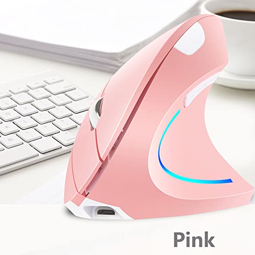 Ratón vertical ergonómico que alivia el dolor de muñeca con conexión bluetooth dual 4