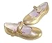 Zapatos de bailarina para niñas con adornos de mariposa, color dorado, color...