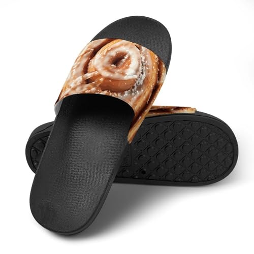 Cinnamon Roll House Sandals Non-Slip Bathroom Slippers Beach Summer Shoes for Men Women4