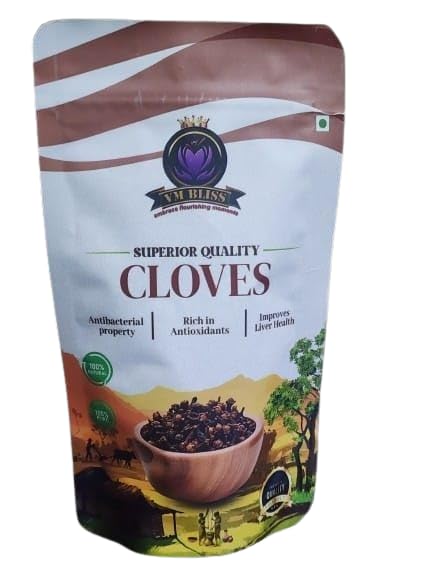 VM BLISS Natural Premium Whole Cloves (Laung) For Indian Cooking | Whole Spices | Fresh & Pure Whole Cloves (Laung)| Aromatic & Flavourful | Lavangam (50GM) (B0DFMD8MQC) Amazon Price History, Amazon Price Tracker