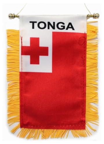 Tonga - Window Hanging Flag