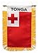 Tonga - Window Hanging Flag