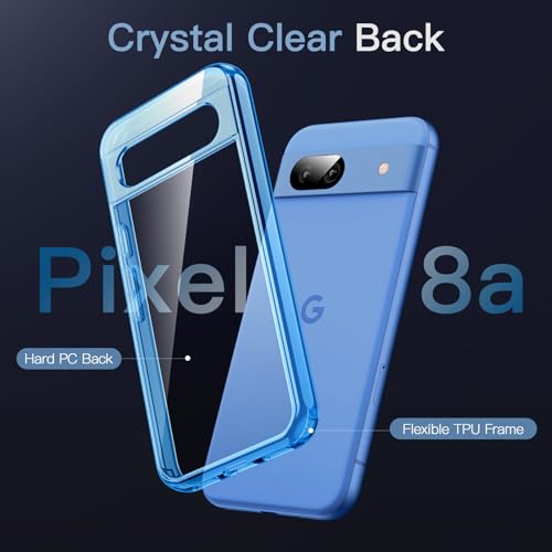 Image of JETech Case for Google Pixel 8a, Anti-Yellowing, Bay