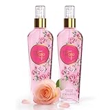 Maja Love Rose Body Spray for Women, Light Refreshing Floral Mist with Fruity Notes, Classic Spanish Design, Pink, 8.1 Fl Oz, 2 Pack