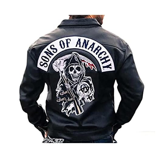 Sons of Anarchy Jax Teller Highway - Chaqueta de piel sintética con capucha, color negro, Negro - piel sintética.