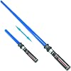 Light Saber, Retractable Lightsaber for Kids, LED Light Saber Sword Toy with Simulated Sound for Kids Teenagers Gift Halloween Dress Up Parties, Flash Stick Props