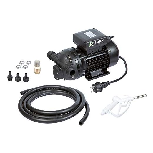Ribitech prkgadblue Kit Bomba Bomba Barril diésel AdBlue, Negro