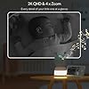 2K Boifun Baby Monitor WiFi, 360° Camera with Night Light & 5 Inch 3MP Display, Phone App Control & LCD Monitor, Auto Tracking, AI Motion & Sound Detection, 3000mAh Battery, 2-Way Audio