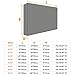 COOSOO Outdoor TV Cover Waterproof with Visible Transparent Film Heavy duty TV Cover Box Black Heat Resistant Weatherproof Dustproof Anti UV Patio Outside Television Protector 40-42