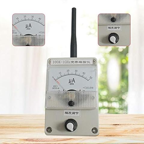 Portable 100K-1000MHz field strength indicator meter RF signal level meter w/antenna Cover