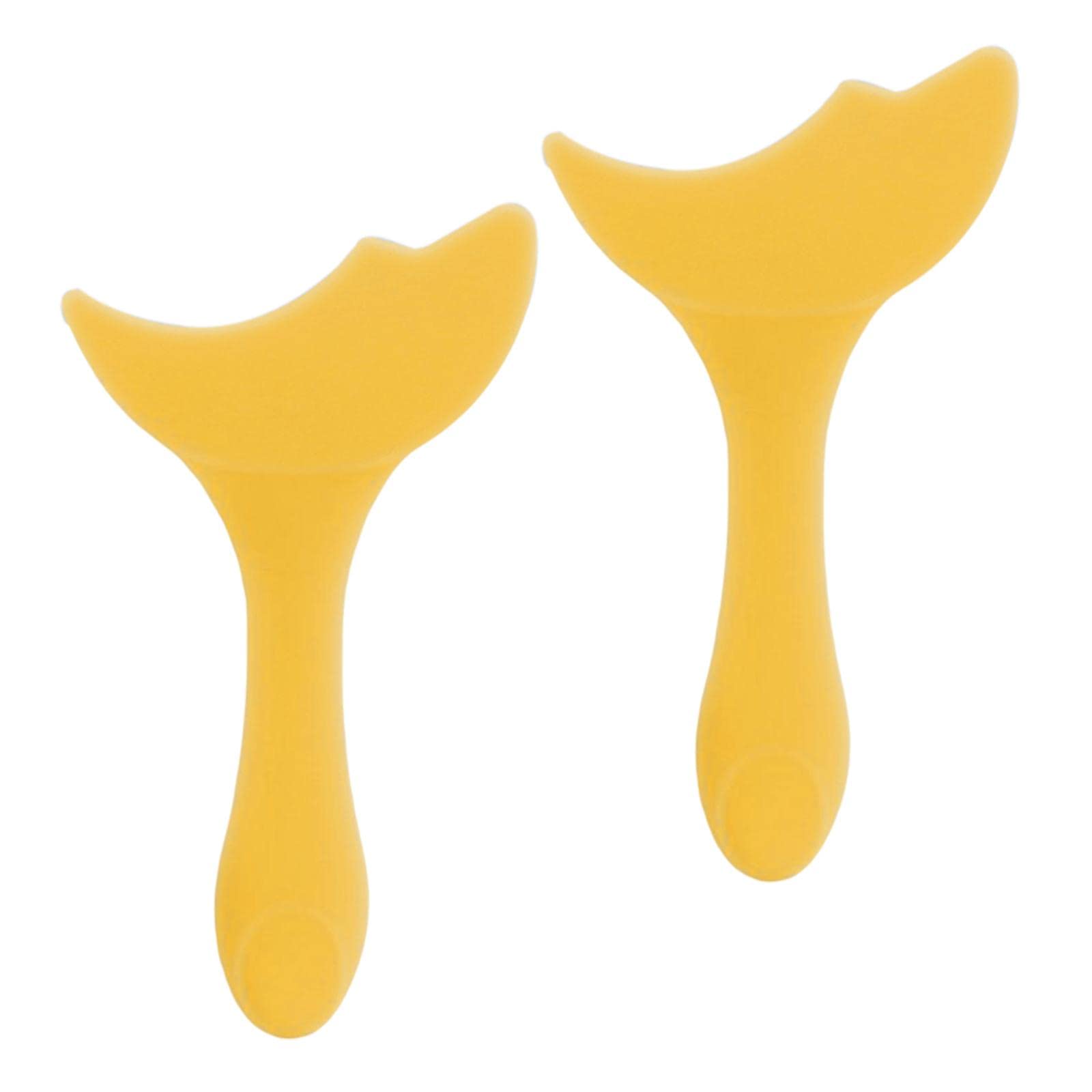 THE STYLE SUTRA® Reusable Eyeliner Stencils Silicone Template Assistant Helper Washable yellow 2pcs| Makeup | Eyes | Eyeliner