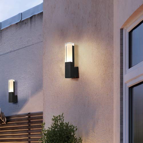 Applique murale extérieure aluminium lampe de jardin étanche balcon et terrasse - 2