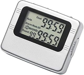 AIMILAR Dual Interval Training Timer Boxing - Electronic Programmable Repeat Timer 100 Hours