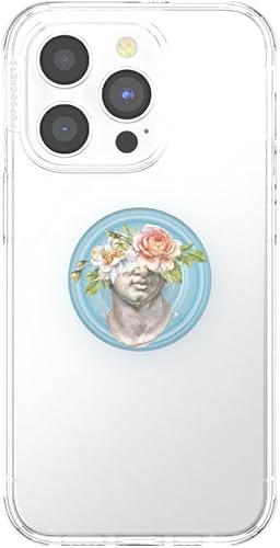 Vista 46 de PopSockets Agarre para teléfono con soporte expandible, agarre adhesivo, acetato blanco perla