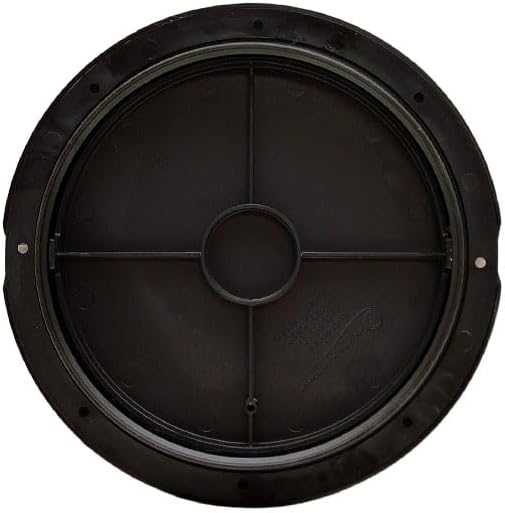 Innovative Boat Access Deck Plate 505-309 | 8 Inch Black