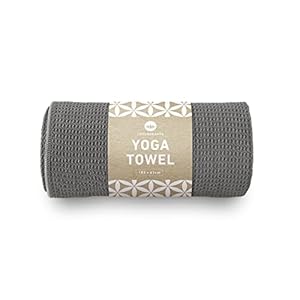 Lotuscrafts Yoga Handdoek Wet Grip – antislip & sneldrogend – slipvrije yogahanddoek met sterke grip – yogadoek ideaal voor Hot Yoga [183 x 61 cm].