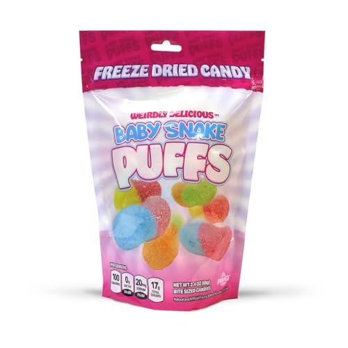 Prime Warrior Freeze-Dried Candy - Crispy, Crunchy Sour Worms -