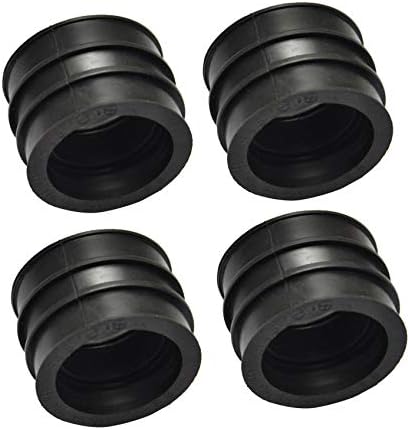 4 PC Carburetor Intake Joints Boot Manifold for Kawasaki ZX600 Ninja 600 1985-1987 600R 1987-1997