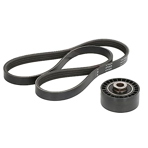 Kit courroies trapézoïdales INA 529010010 de 928mm pour Peugeot 206 et Renault Clio II