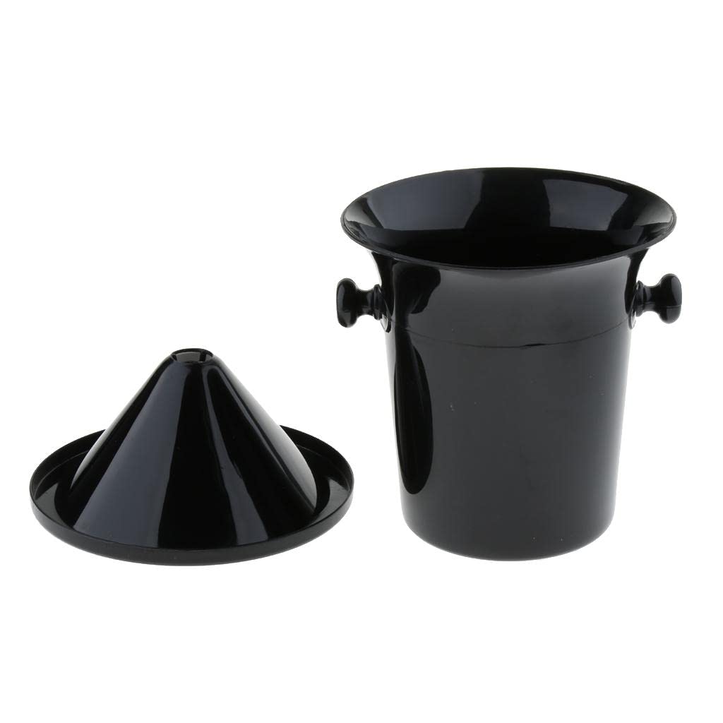 Black ABS Wine Spittoon Champagne Bucket Fashion with Carry Handles-picture-45