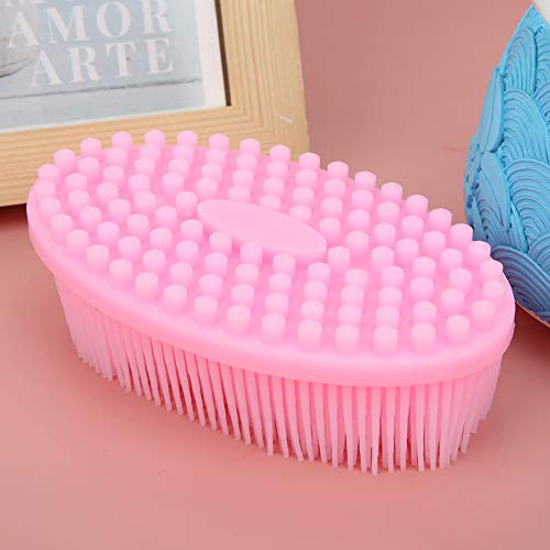 Massageador de couro cabeludo capilar, escova de massagem de silicone sem sabor, silicone à prova d