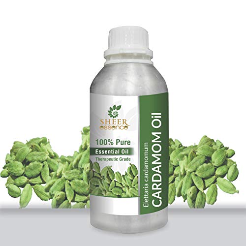 Cardamom Oil 100% Pure Undiluted Natural Uncut Therapeutic Grade Steam Distilled Essential Oils for Skin, Hair and Aromatherapy 5000ML