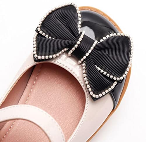 Girls Ballet Flats Bowknot Ballerina Mary Jane School Wedding Party Flat Shoes2