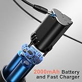 Cordless Drill, 12V Electric Screwdrivers Cordless, Rechargeable Power Mini Combi Drill and Screwdriver Set, 3/8" Keyless Chuck, 42Pcs Accessories, 2000mAh Battery Small Hand Drills Driver DIY Tools - Image 7