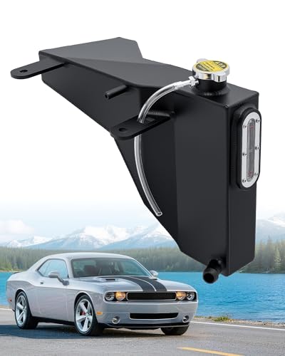 603-380 Engine Coolant Reservoir Tank with Cap Compatible with Chrysler 300, Dodge Challenger Charger 2011-2023 Replaces# 55111260AF, 55111260AB