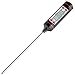 Besiva Digital Cooking Thermometers with Instant Read, Long Probe, LCD Screen, Anti-Corrosion for Food, Meat, Grill, BBQ, Milk and Water(Black)