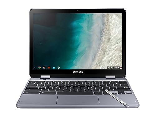 Image of Samsung Chromebook Plus V2 360 2-in-1 Laptop w /Dual Webcam (12.2 inch FHD+ Touchscreen, Intel Celeron 3965Y, 4GB RAM, 64GB eMMC + 256GB SD Card, Stylus Pen, Wireless Mouse), Students, Home, Chrome OS