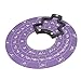 Music Disc Accessories, Practical Fifth Wheel Guitar Circle Quickly Locate Portable for Tune for Music Lovers (Purple)