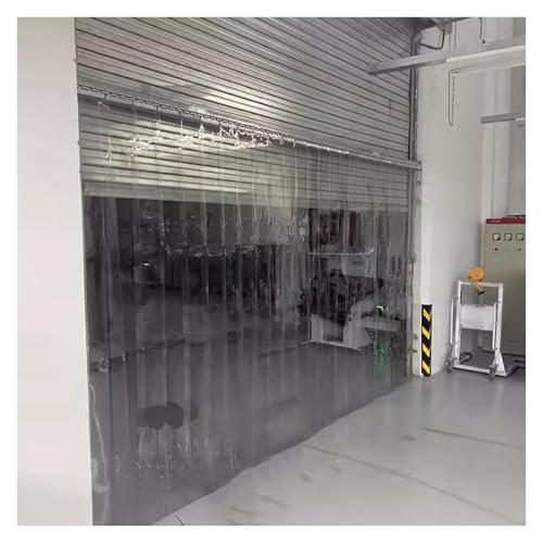 Kit de porte en PVC transparent de qualité supérieure épaisseur durable dimensions 0,75 x 2 m