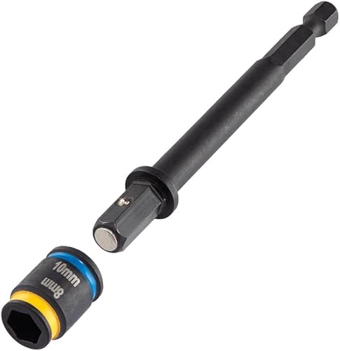 Miniatura 2 de Malco C-RHEX 1/4", 5/16", 3/8", 0.236 in, 0.315 in, 0.394 in, 0.394 in de longitud, juego de 4 piezas, limpiable, reversible SAE y métrica,