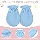 8 Paar Baumwolle Fäustlinge Baby für 0-6 Monate Neugeborenes Baby Fäustlinge Kleinkind Handschuhe Anti-Grab Handschuhe Superweiche Neugeborenen-Handschuhe für Jungen Mädchen
