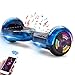 E-RIDES Hoverboards per Bambini, 6,5 Pollici Autobilanciato Scooter Elettrico, Overboard con Bluetooth e LED luci, Regalo per Bambini ragazze e Adulti, colore: Blu galassia