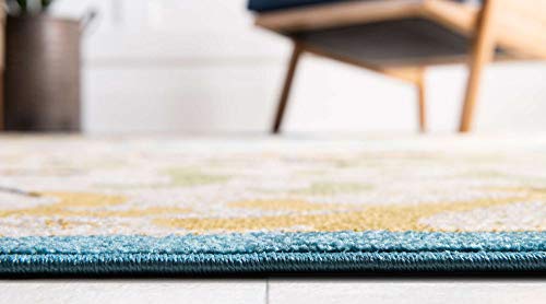 Tapete decorativo Unique Loom Outdoor Botanical 6'x9' miniatura 4