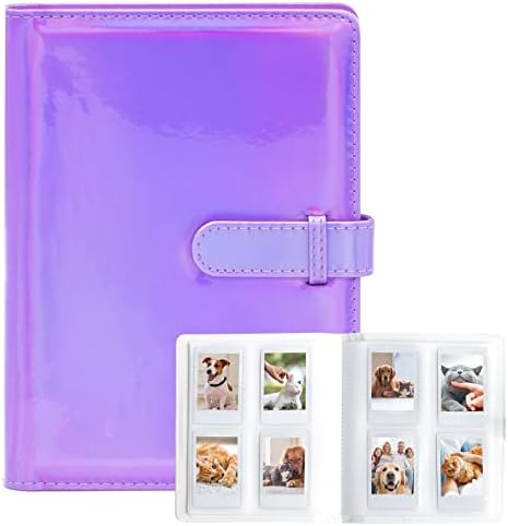 128 Pockets Photo Album for Fujifilm Instax Mini LiPlay 11 12 90 70 50S 26 25 9 8+ 8 7S Instant Camera, Snap SnapTouch PIC-300 Z2300 Mint Zip Instant Camera Printer (Magic Silver)